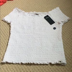 White A&F kids top